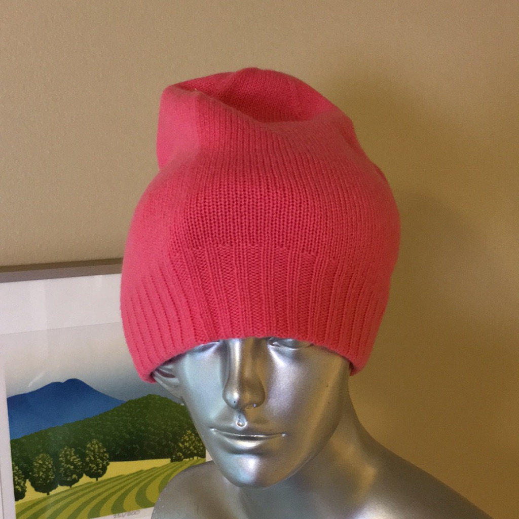 100% Cashmere Knit Beanie Reversible By St. Bernard — image 4 of 8